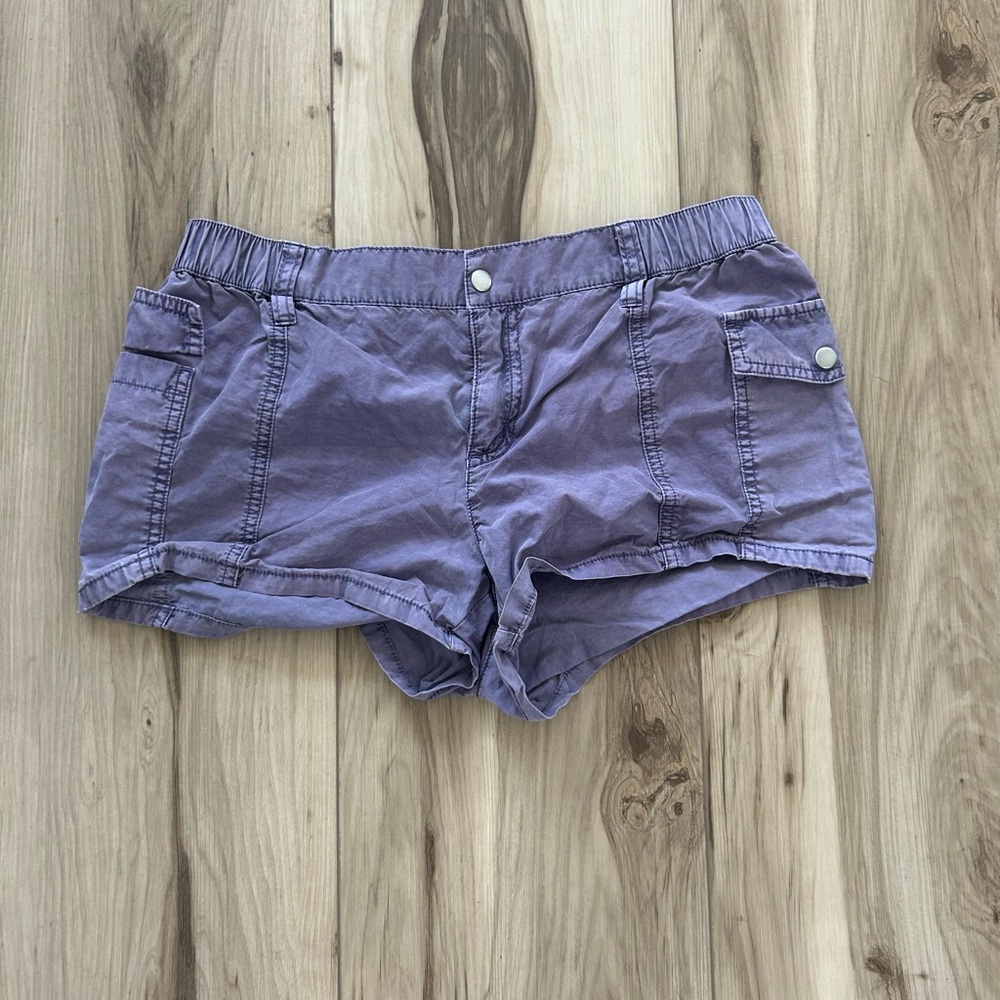 Urban Outfitters Purple Cargo Shorts Relaxed Fit